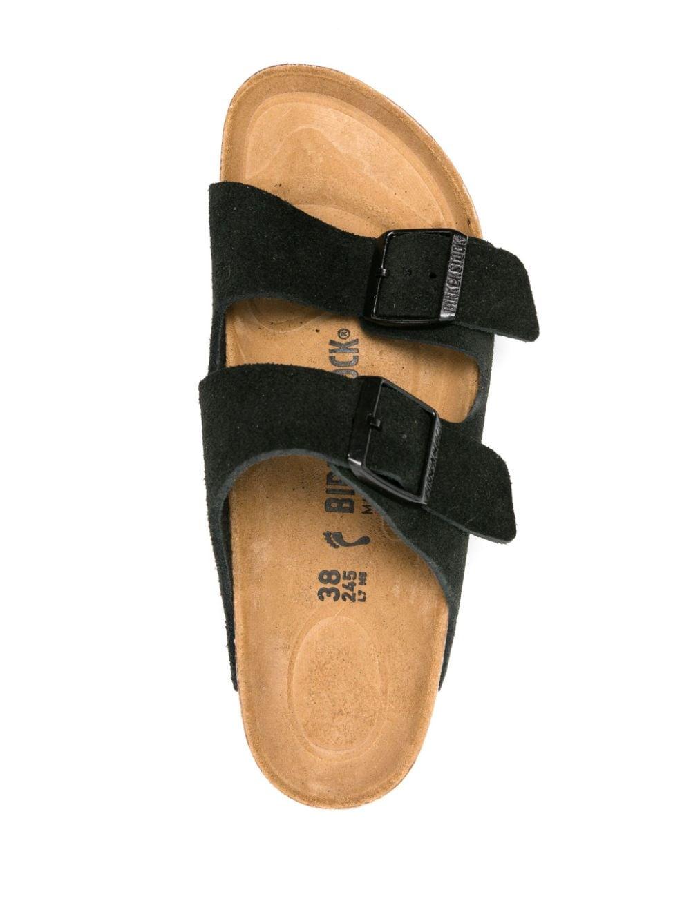 BIRKENSTOCK Ciabatte 'Arizona' in camoscio nero 