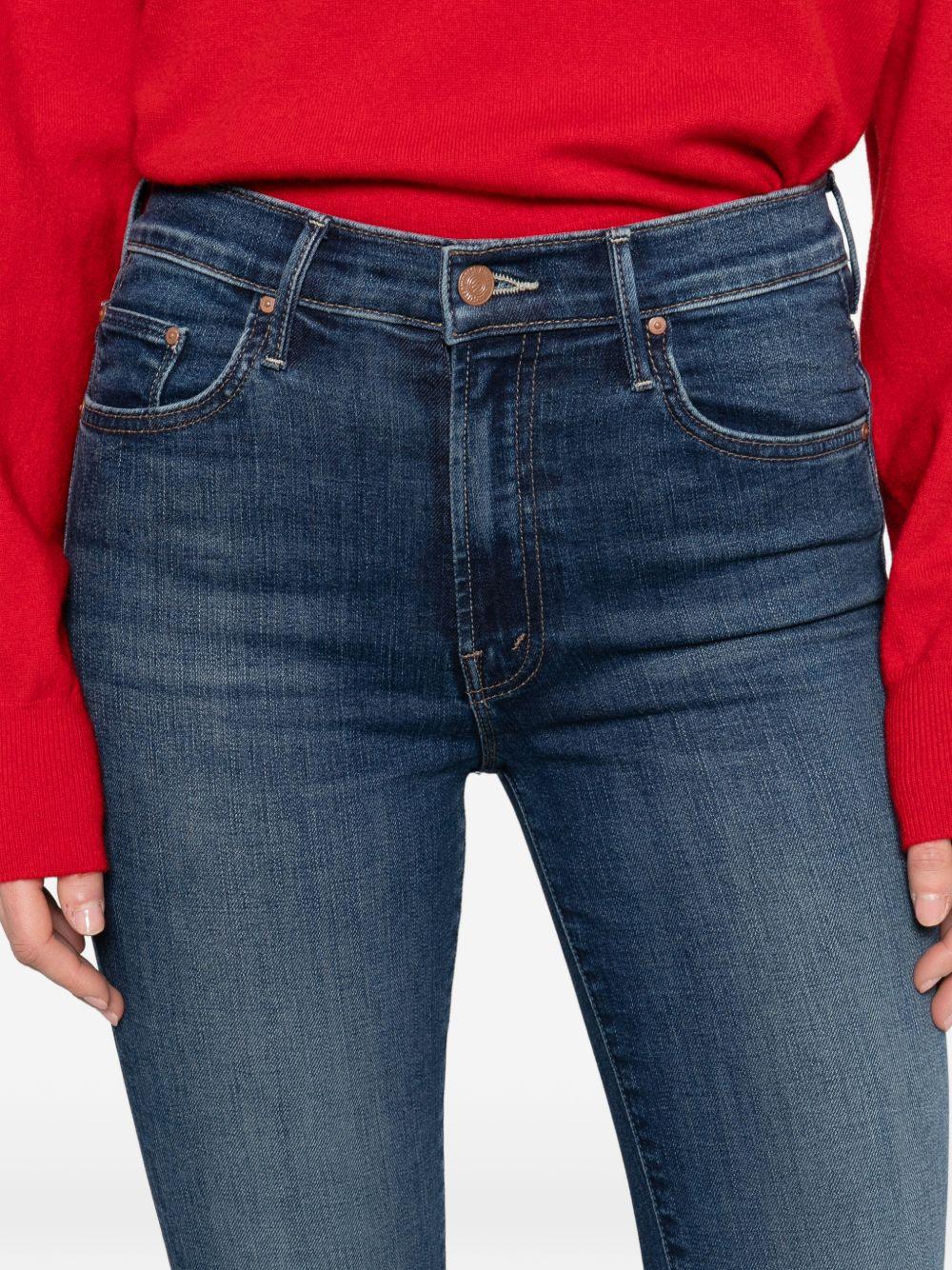 MOTHER Blu jeans The Insider Crop Step Fray 