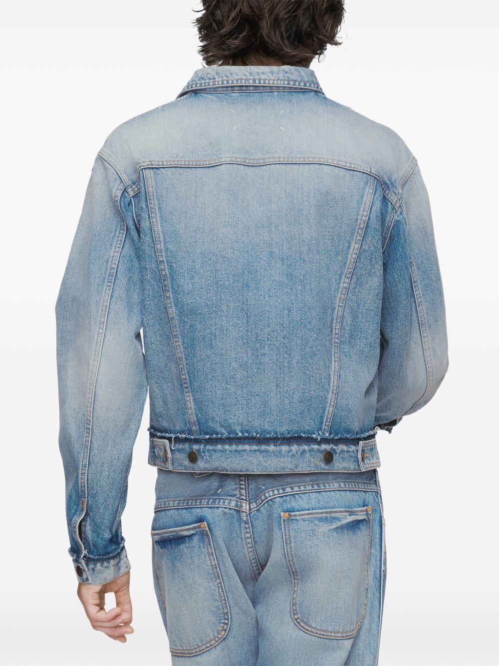 MAISON MARGIELA Giacca in denim azzurro chiaro 
