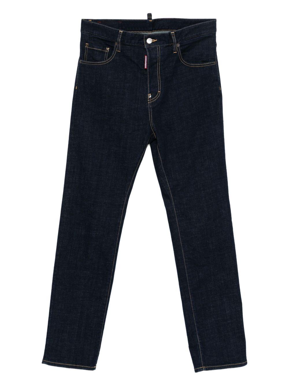 DSQUARED2 Jeans straight blu navy 