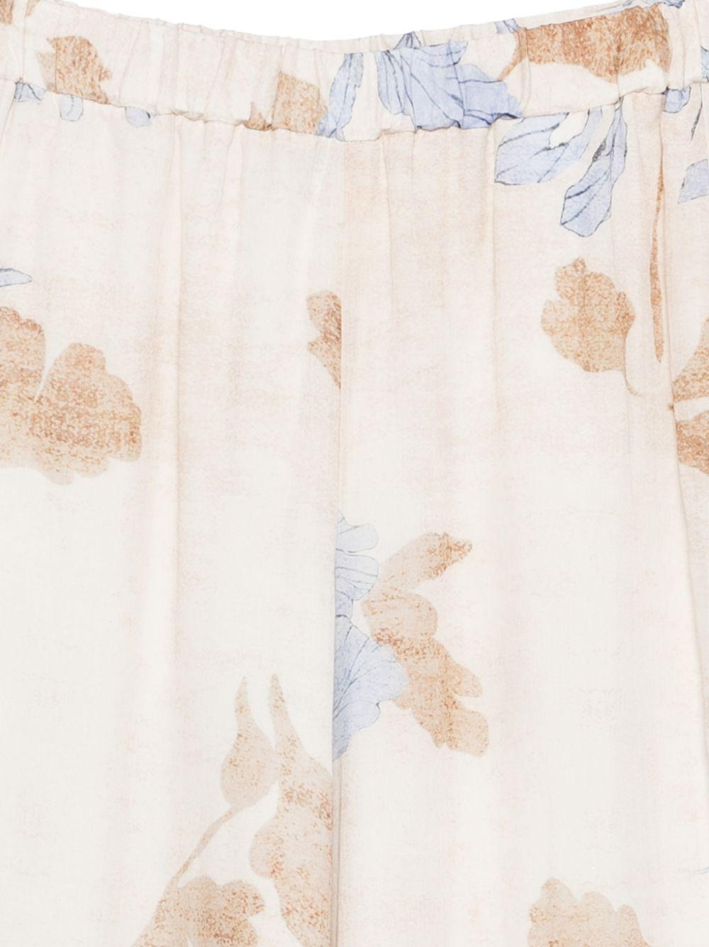 SEVENTY Pantaloni con stampa floreale 