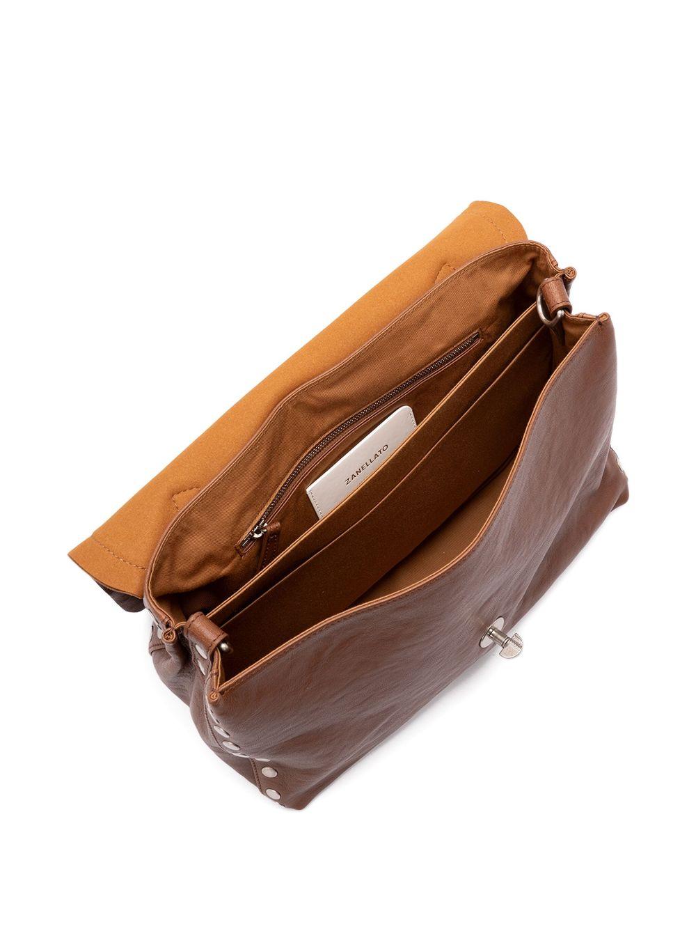 ZANELLATO Borsa tote Postina Medium in pelle marrone 