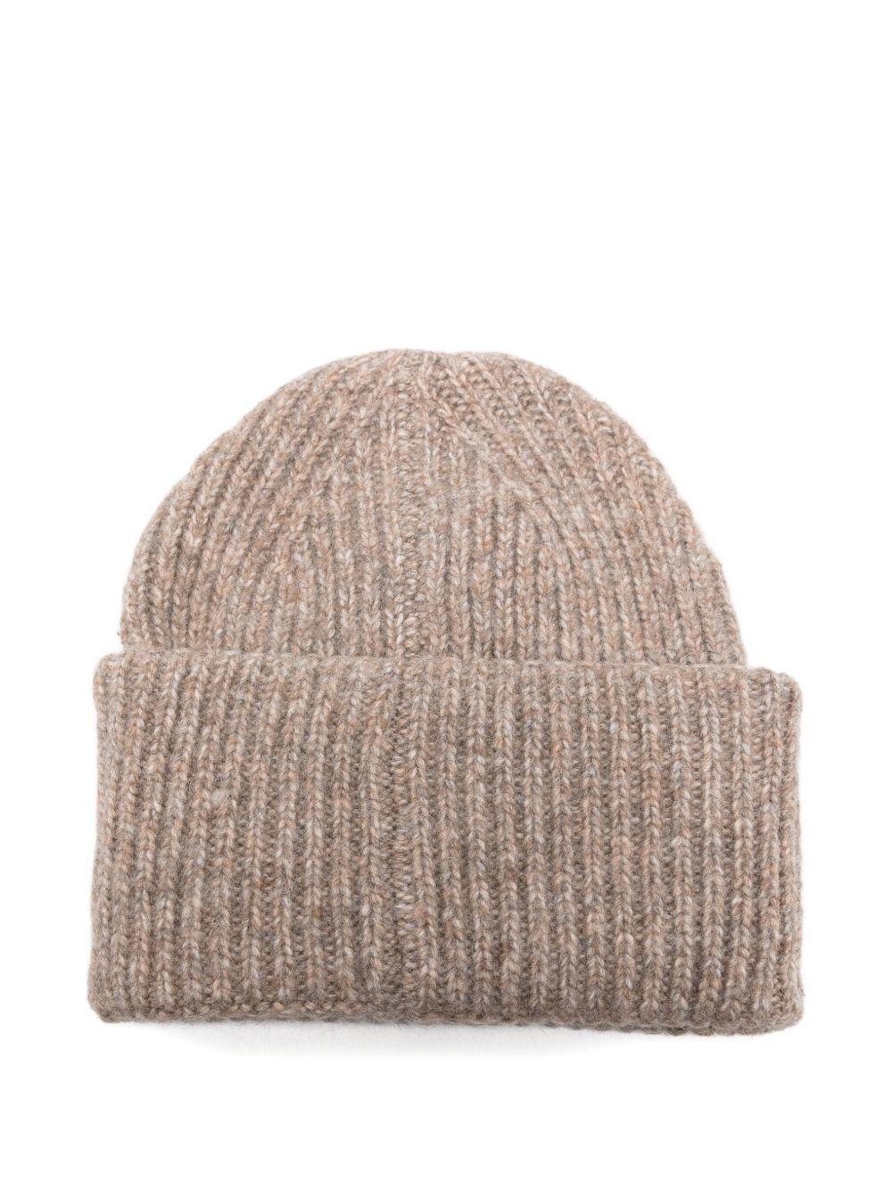 AMISH Berretto beige con logo 