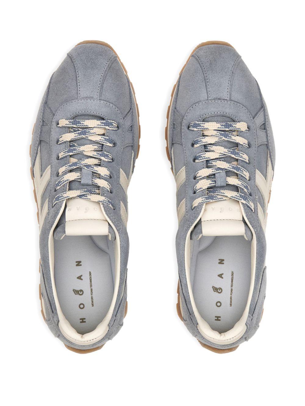 HOGAN Sneakers 86er azzurre in suede 
