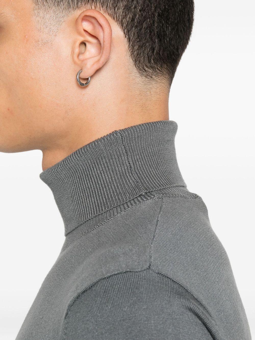 JOHN RICHMOND Maglia grigia a collo alto 