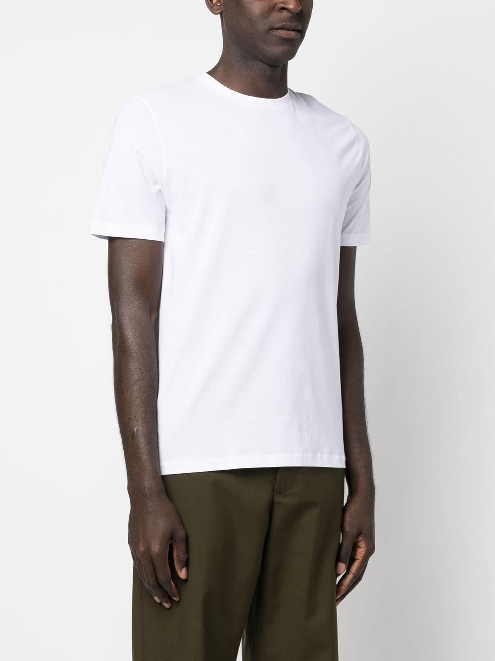 HERNO T-shirt in cotone bianco 
