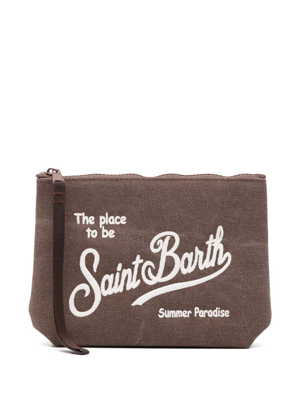 MC2 SAINT BARTH Pochette clutch bag Alina marrone 