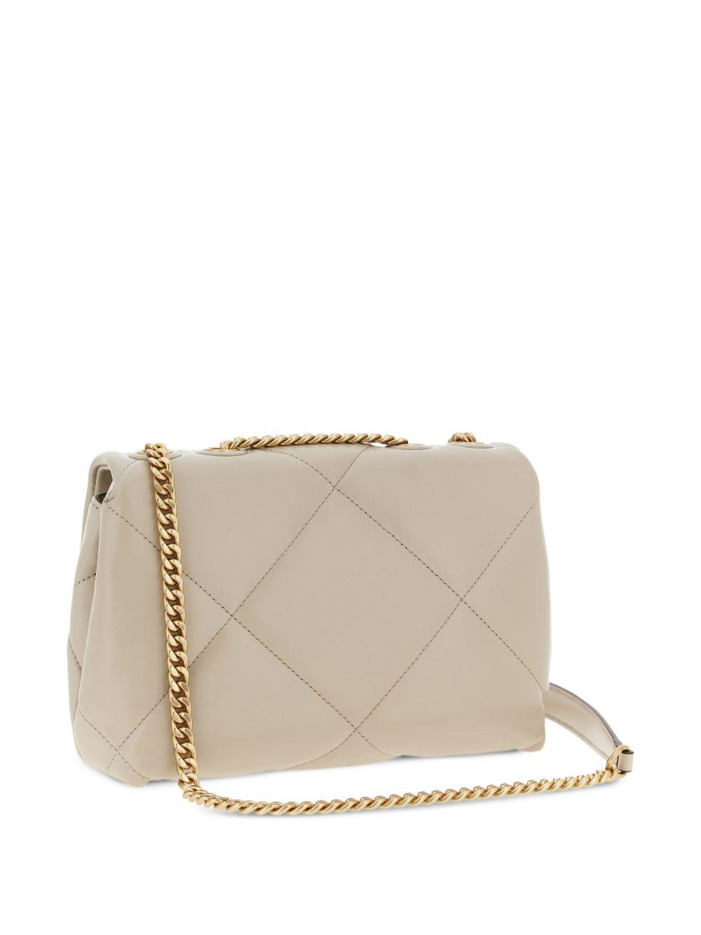 TORY BURCH Borsa a tracolla beige in pelle 