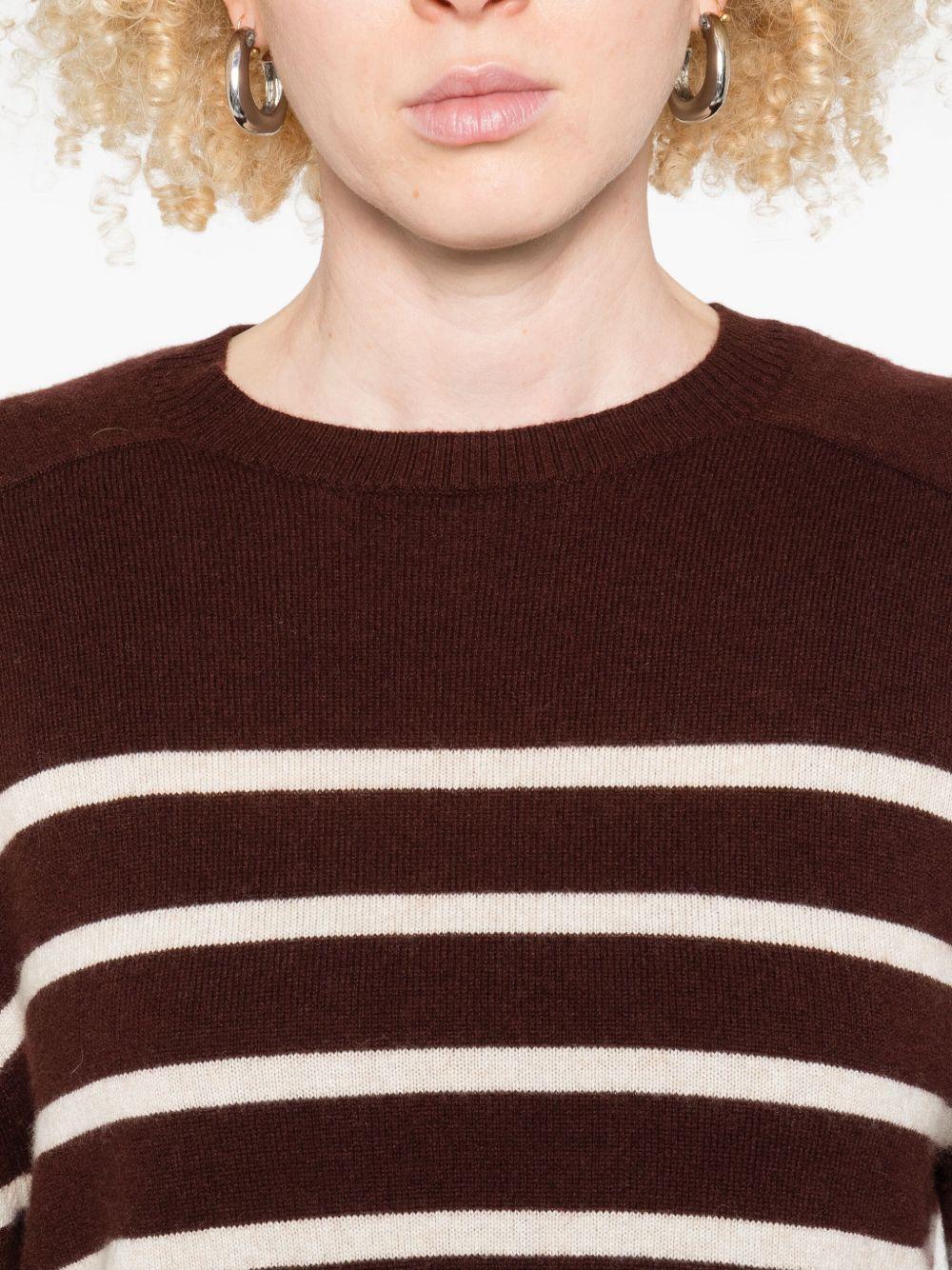 YERSE Maglia girocollo a righe 