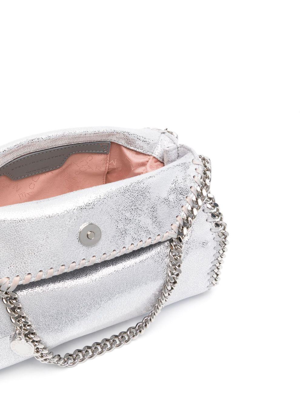 STELLA MCCARTNEY Borsa Falabella mini argento 