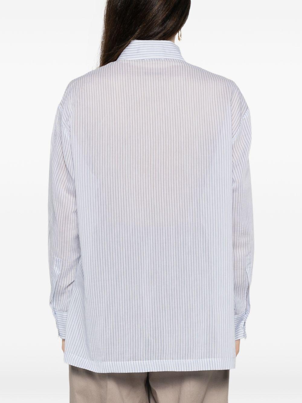 PESERICO Camicia a righe con tasche 
