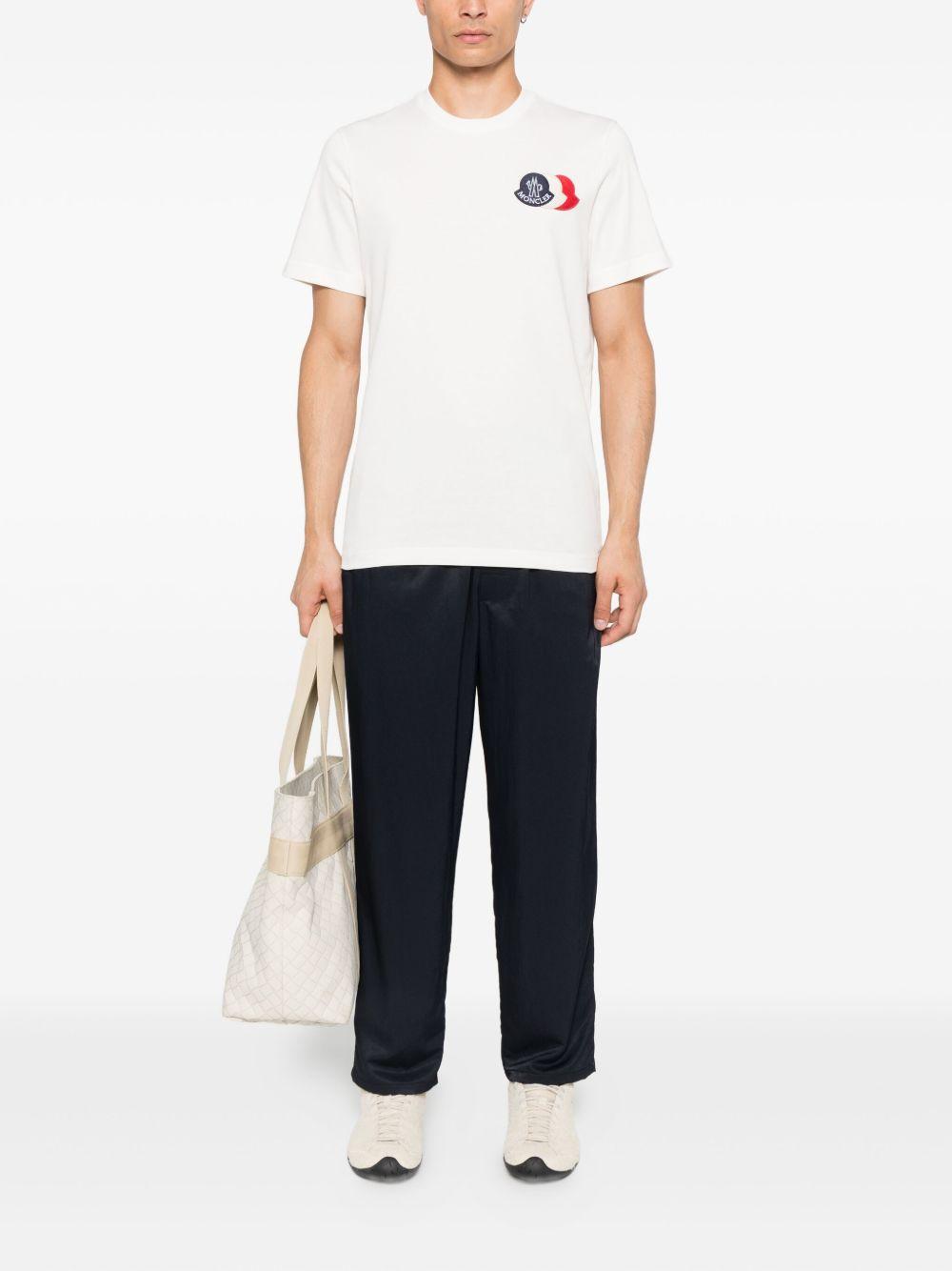 MONCLER T-shirt girocollo con logo 