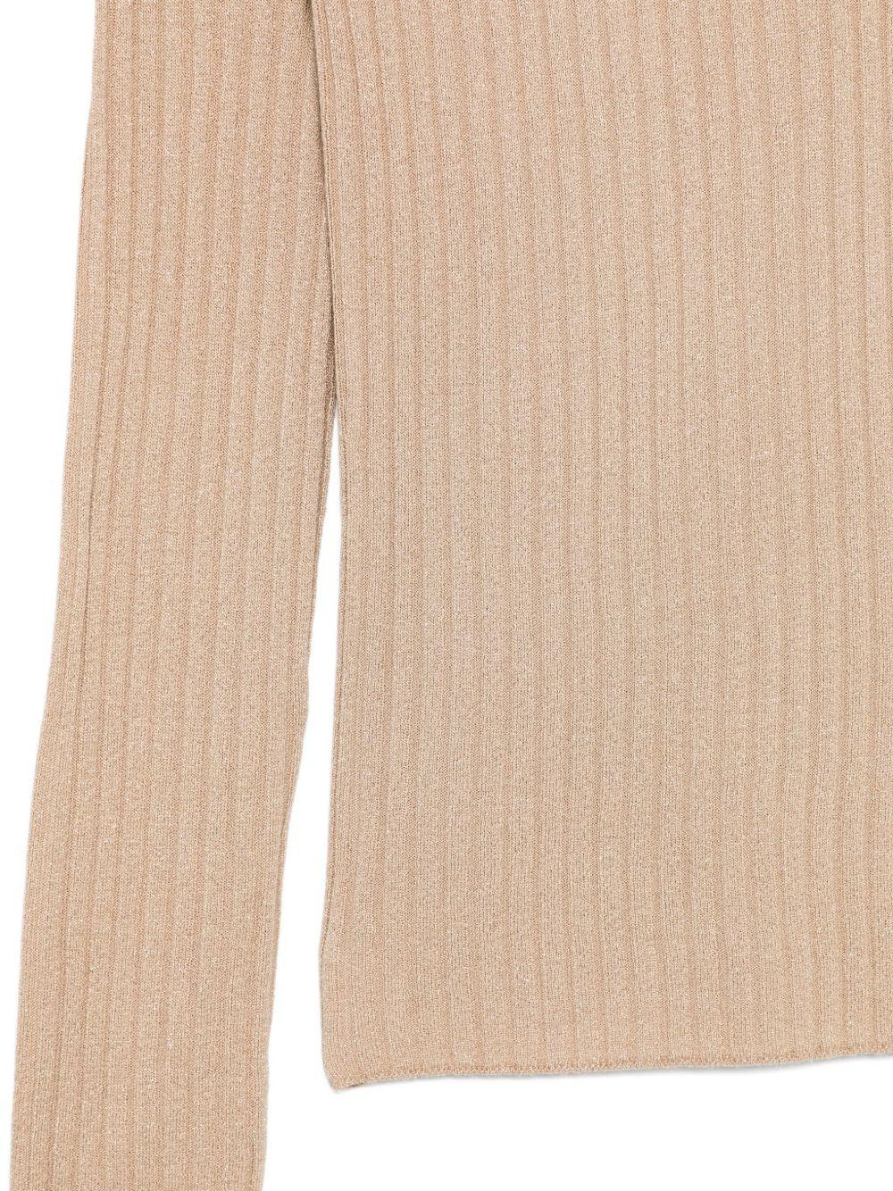 LIUJO Maglia beige a collo alto 