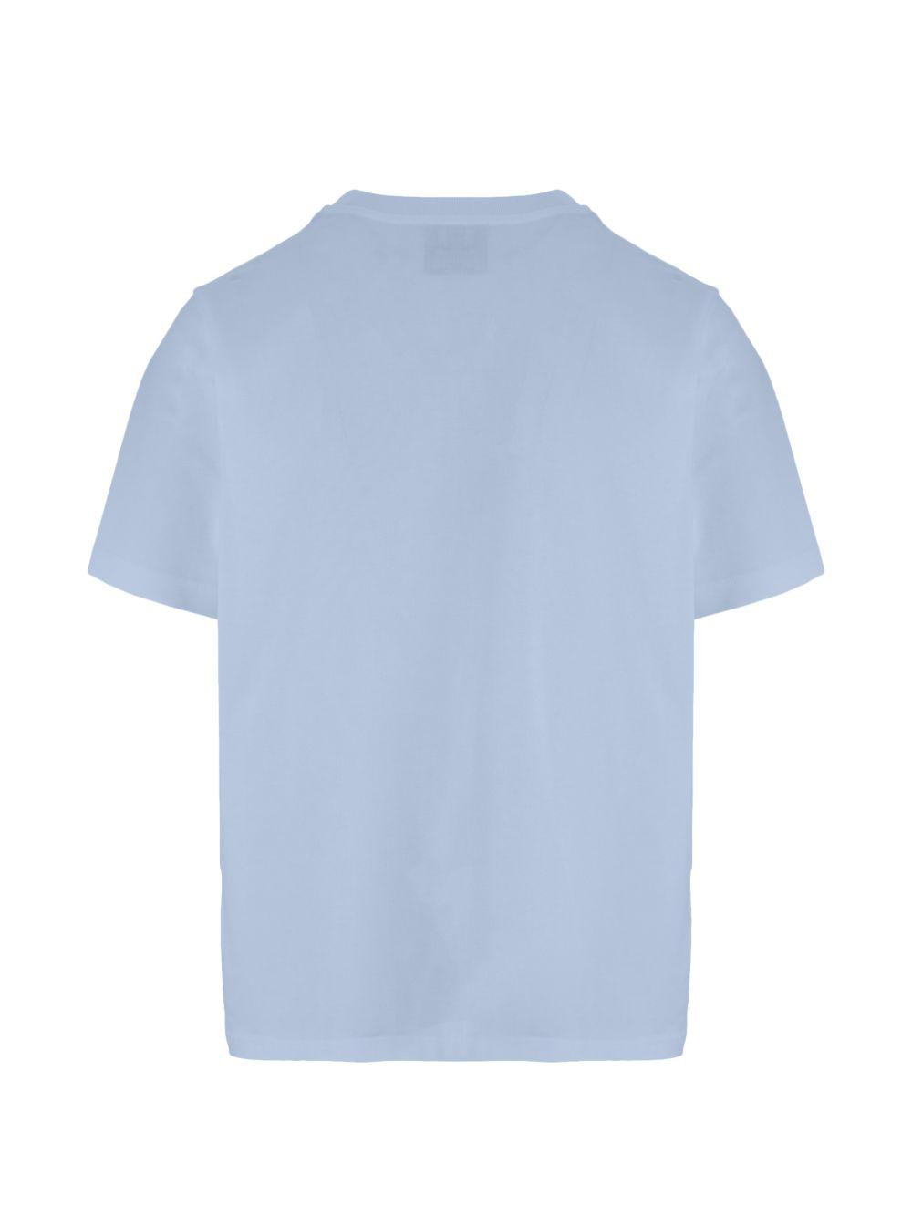 CASABLANCA T-shirt Egyptian Tennis Match in cotone azzurro 