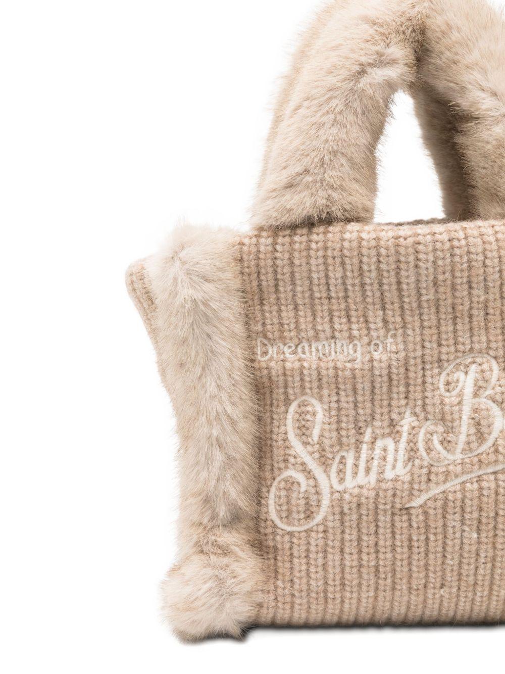 MC2 SAINT BARTH Borsa 'Vanity Mini Shearling' 