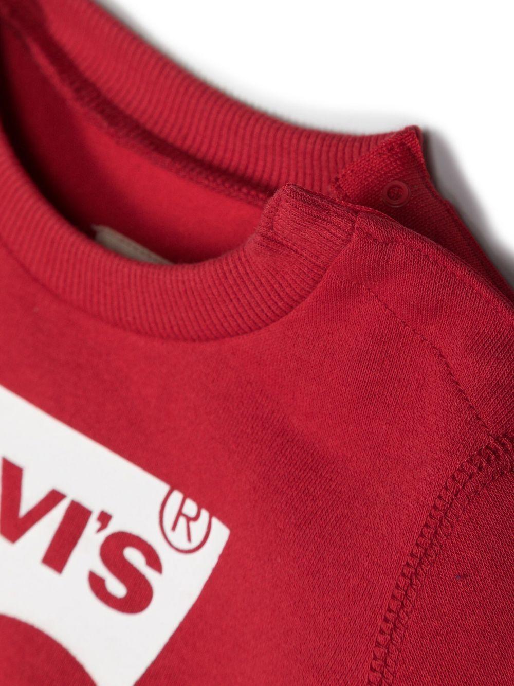 LEVIS Felpa girocollo con stampa 