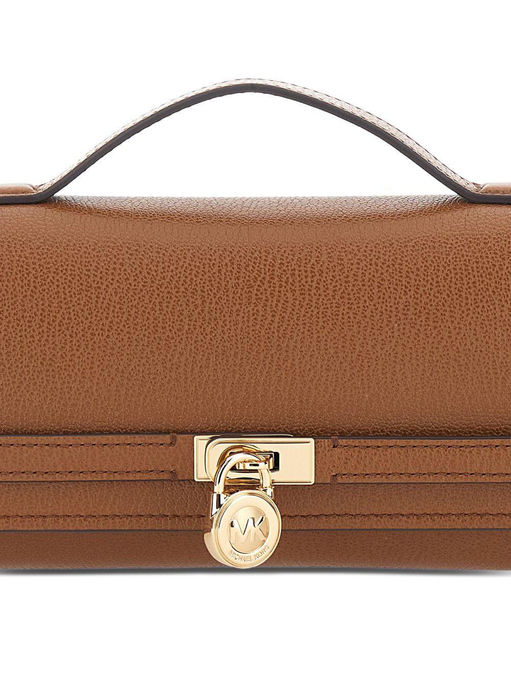 MICHAEL KORS Clutch 'Hamilton Moderne' con pendente a lucchetto 