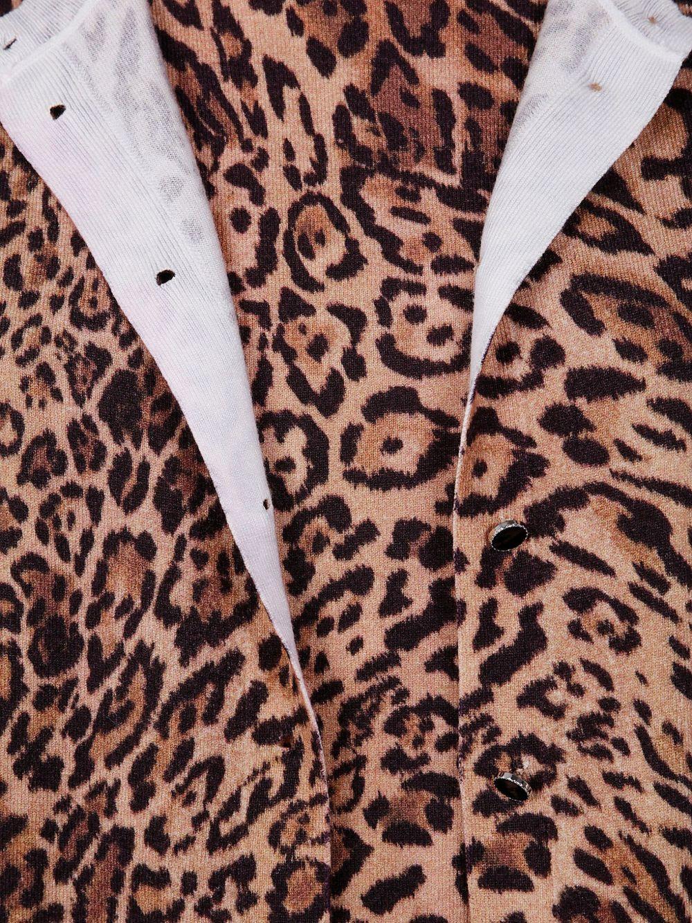 TWINSET Cardigan con stampa animalier 