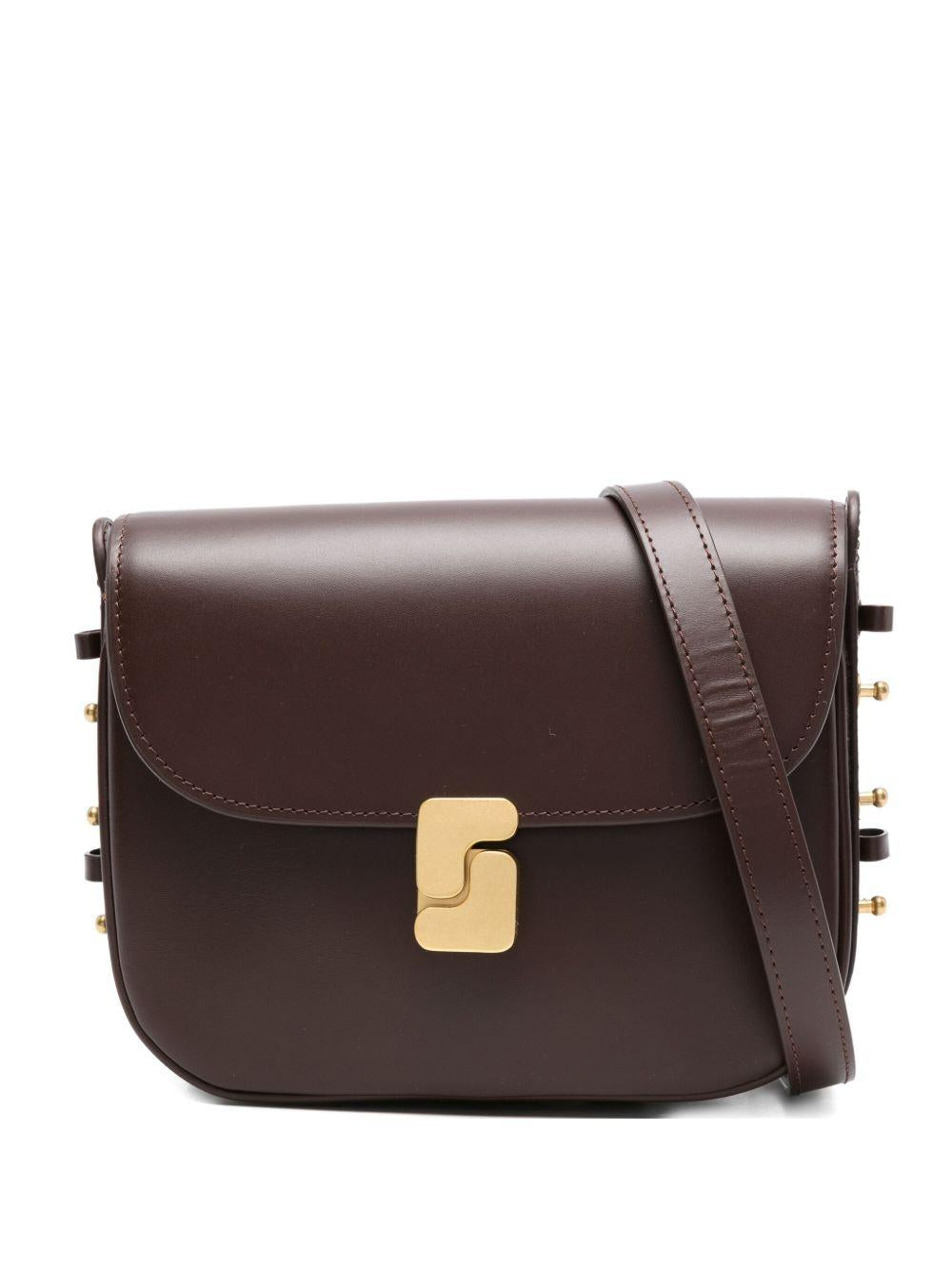 SOEUR Borsa tracolla 'Bellissima' mini marrone 