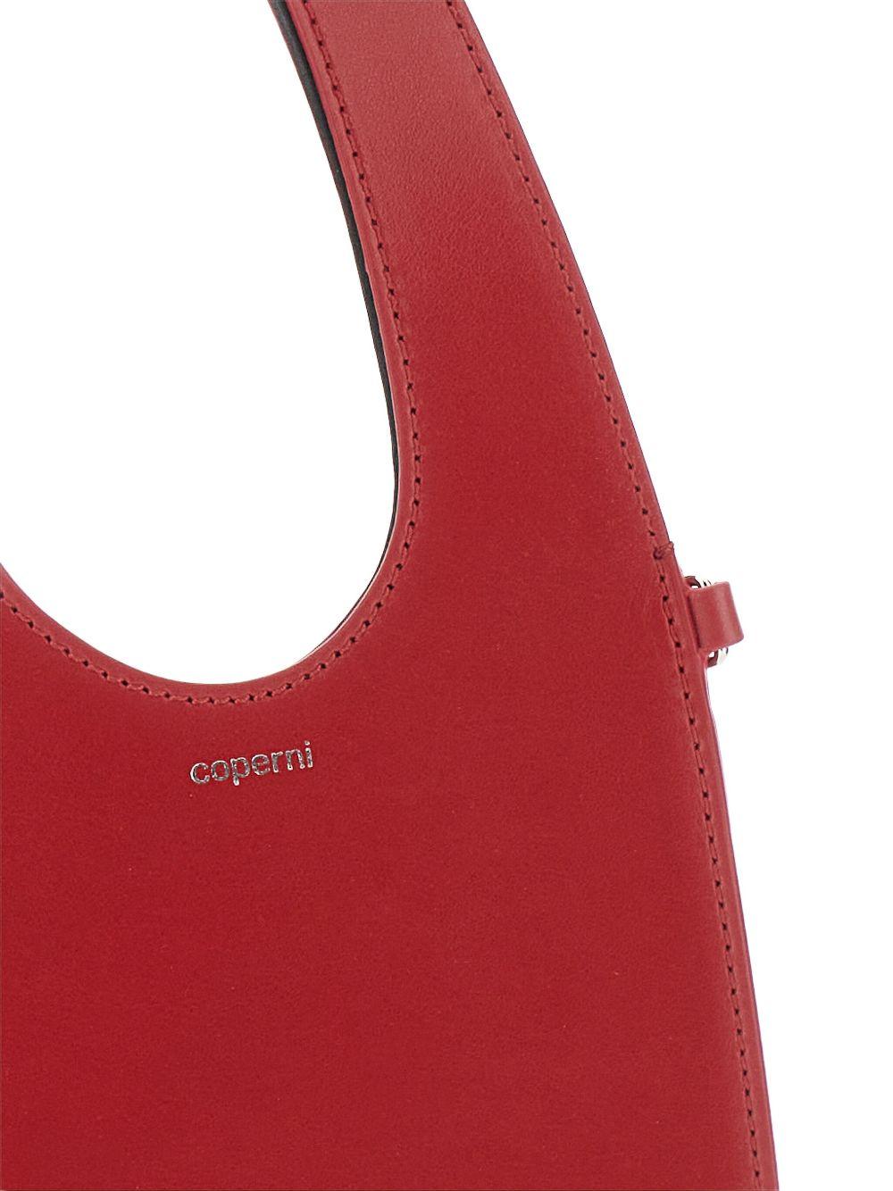 COPERNI Borsa tote 'Mini Heart' in pelle rossa 
