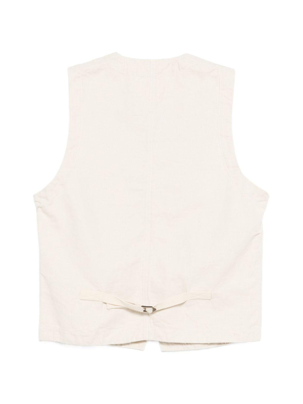 CHESAPEAKES Gilet beige con tasche 