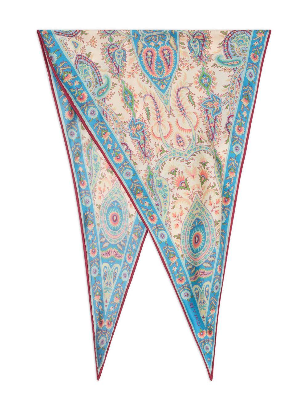 ETRO Foulard con stampa paisley 