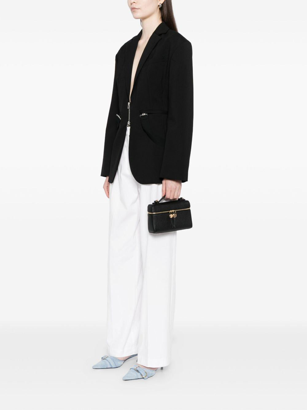 TORY BURCH Borsa a spalla 'Romy' in pelle nera 