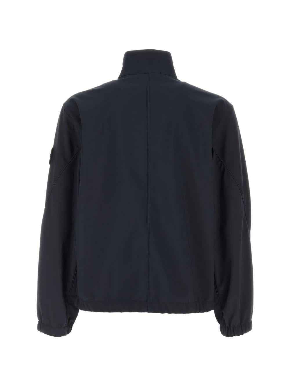 STONE ISLAND Giacca con zip blu navy 