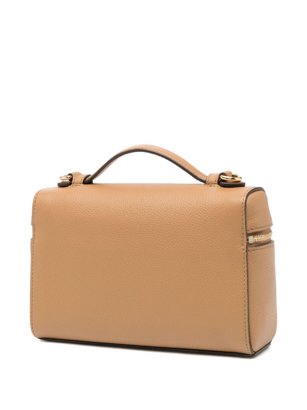 TORY BURCH Borsa a spalla 'Romy' in pelle marrone chiaro 