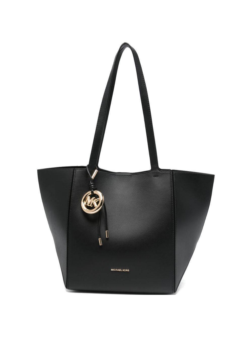 MICHAEL KORS Borsa a spalla nera con logo 