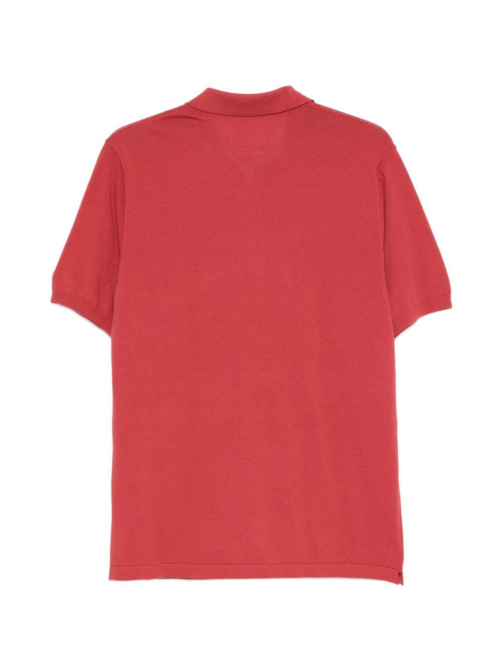 MC2 SAINT BARTH Polo Sloan in cotone rosso 