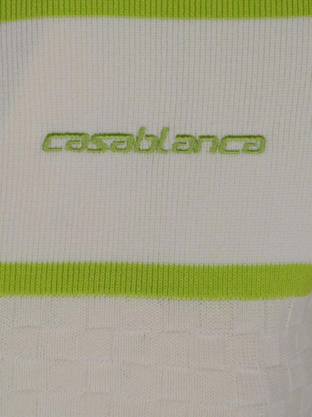 CASABLANCA Polo tecnica con logo 