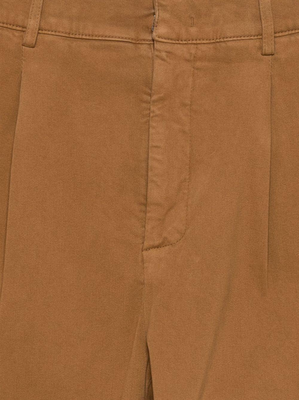 DONDUP Pantaloni 'Tania' in cotone marrone 