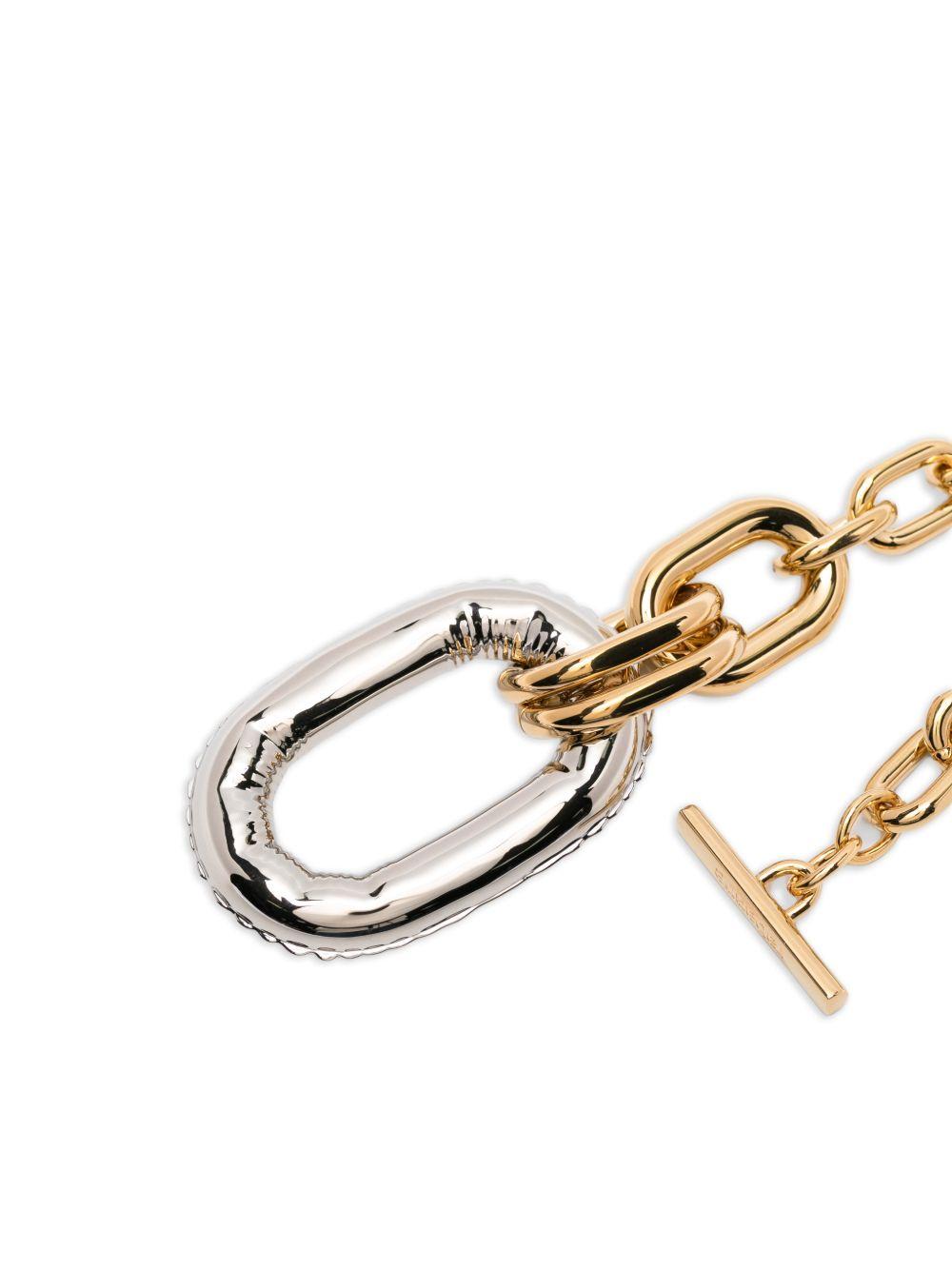 RABANNE Collana a catena dorata 