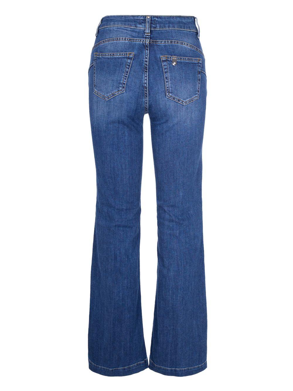 LIUJO Jeans blu con bottoni 