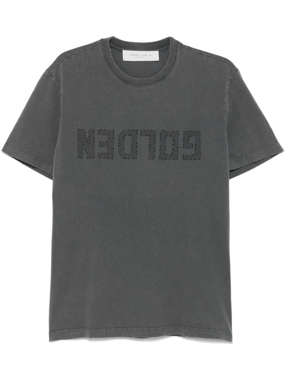 GOLDEN GOOSE T-shirt girocollo con stampa 