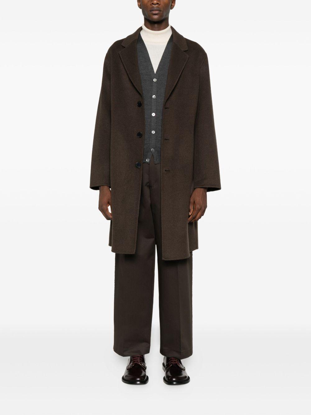 GRAN SASSO Cardigan smanicato in lana merino 