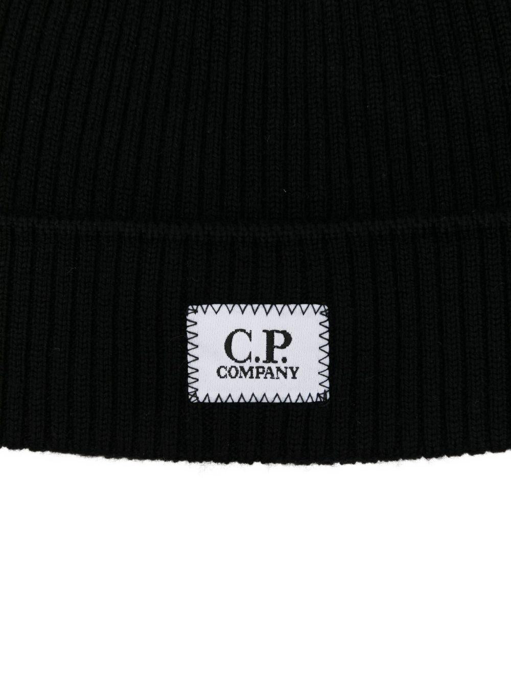 CP COMPANY Berretto in lana con logo 