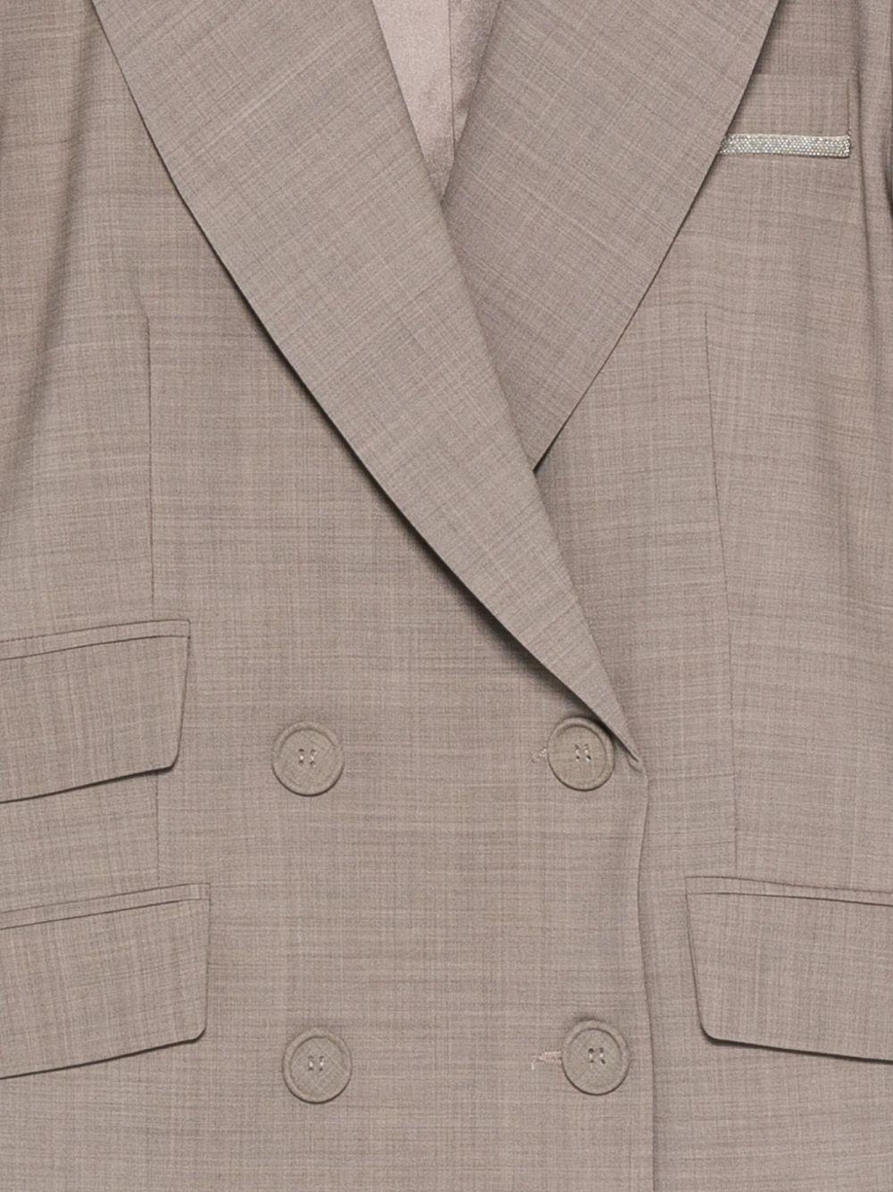 D EXTERIOR Blazer beige doppiopetto 