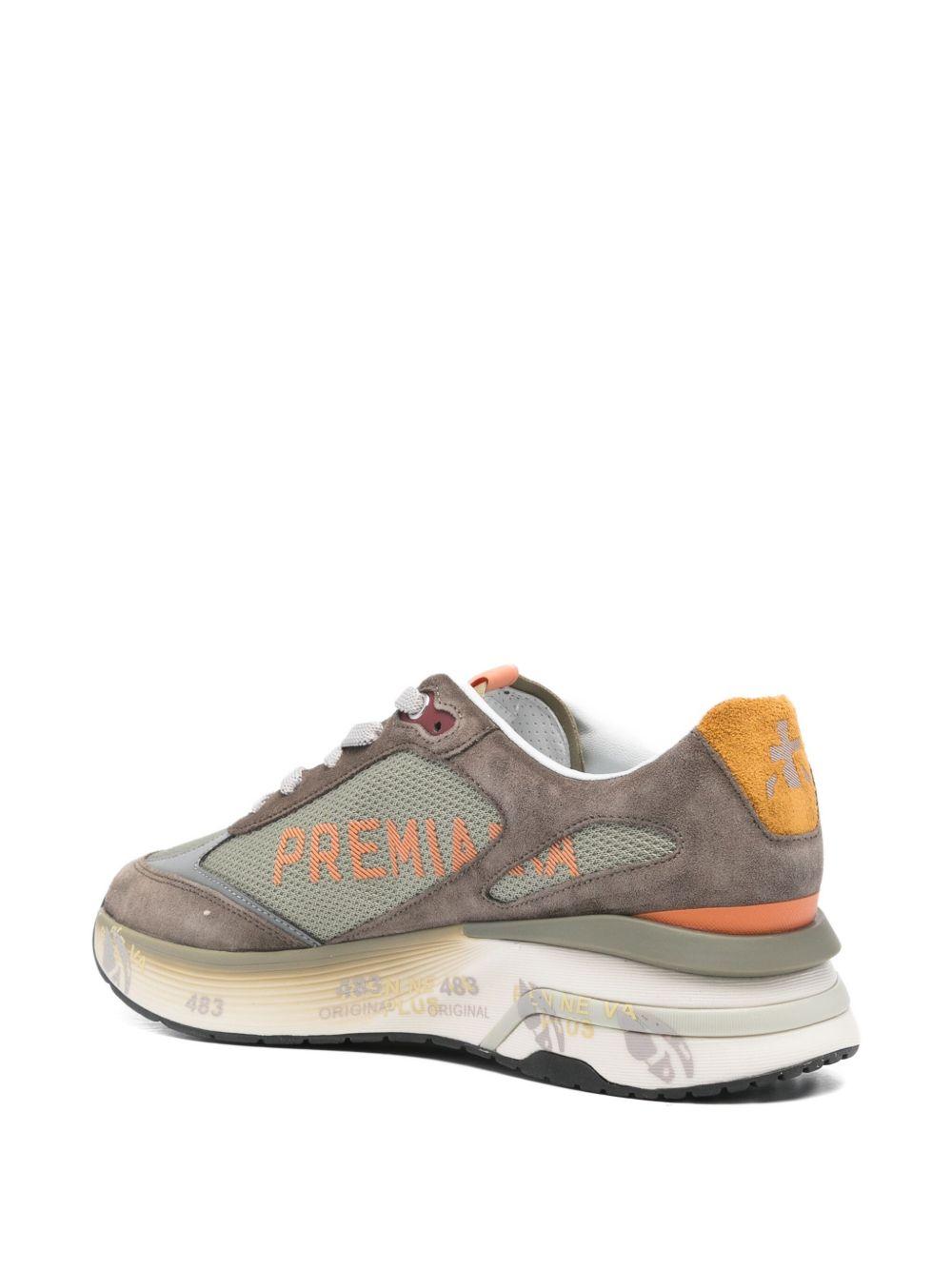 PREMIATA Sneakers Moerun in pelle grigia 