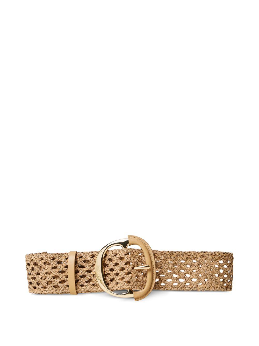 TWINSET Cintura intrecciata beige 