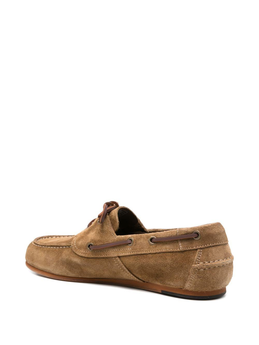 SEBAGO Scarpe da barca Owen in suede marrone talpa 