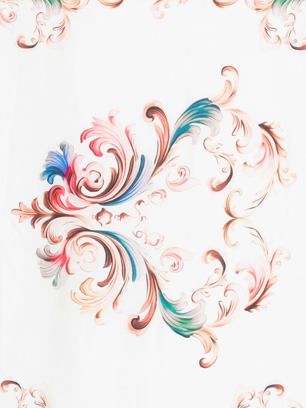 VERSACE JEANS COUTURE Foulard in seta con stampa colorata 
