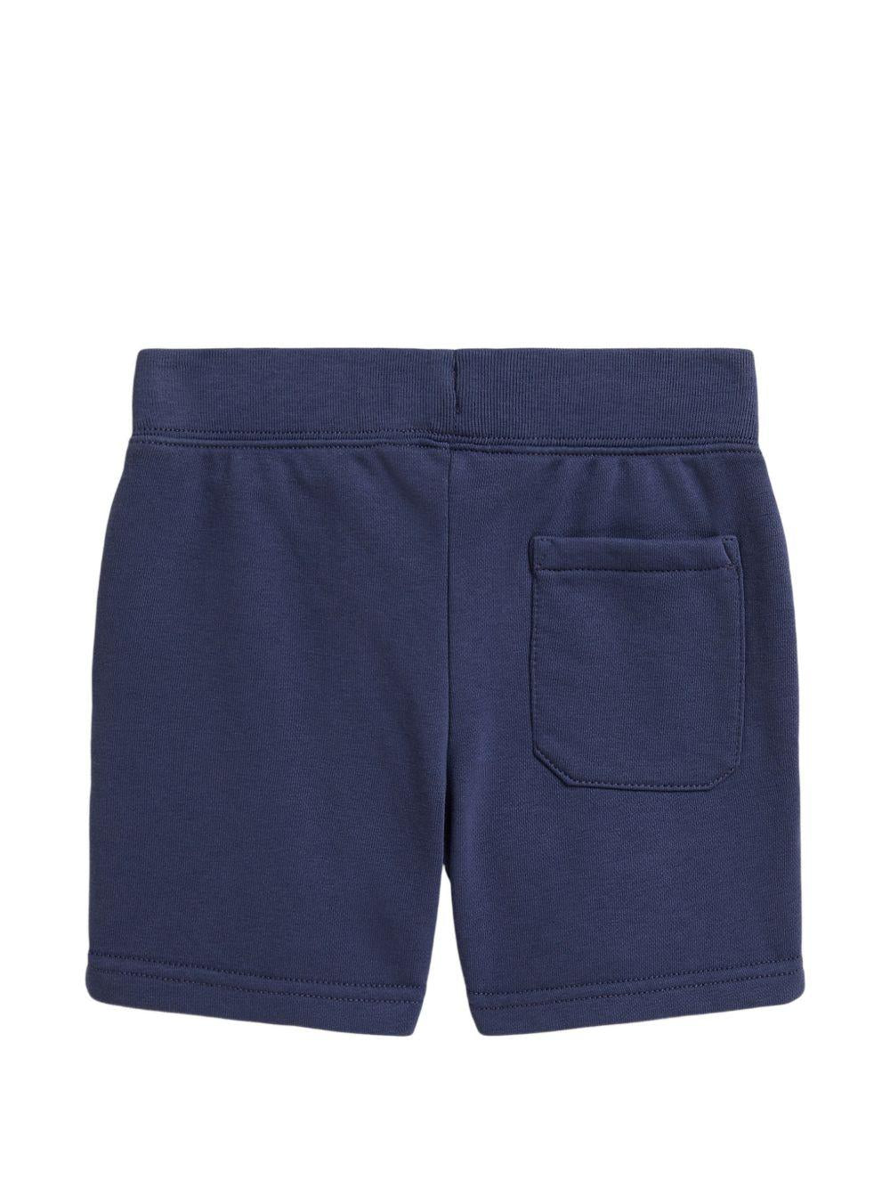 POLO RALPH LAUREN Pantaloncini sportivi blu con coulisse 