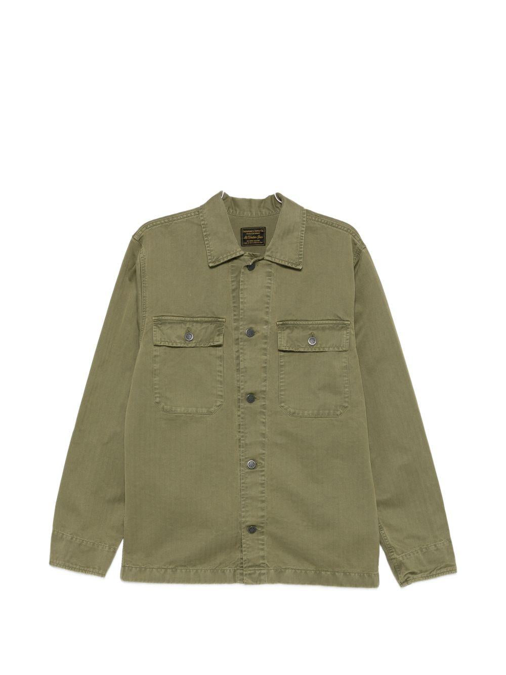 CHESAPEAKES Giacca verde militare con tasche 