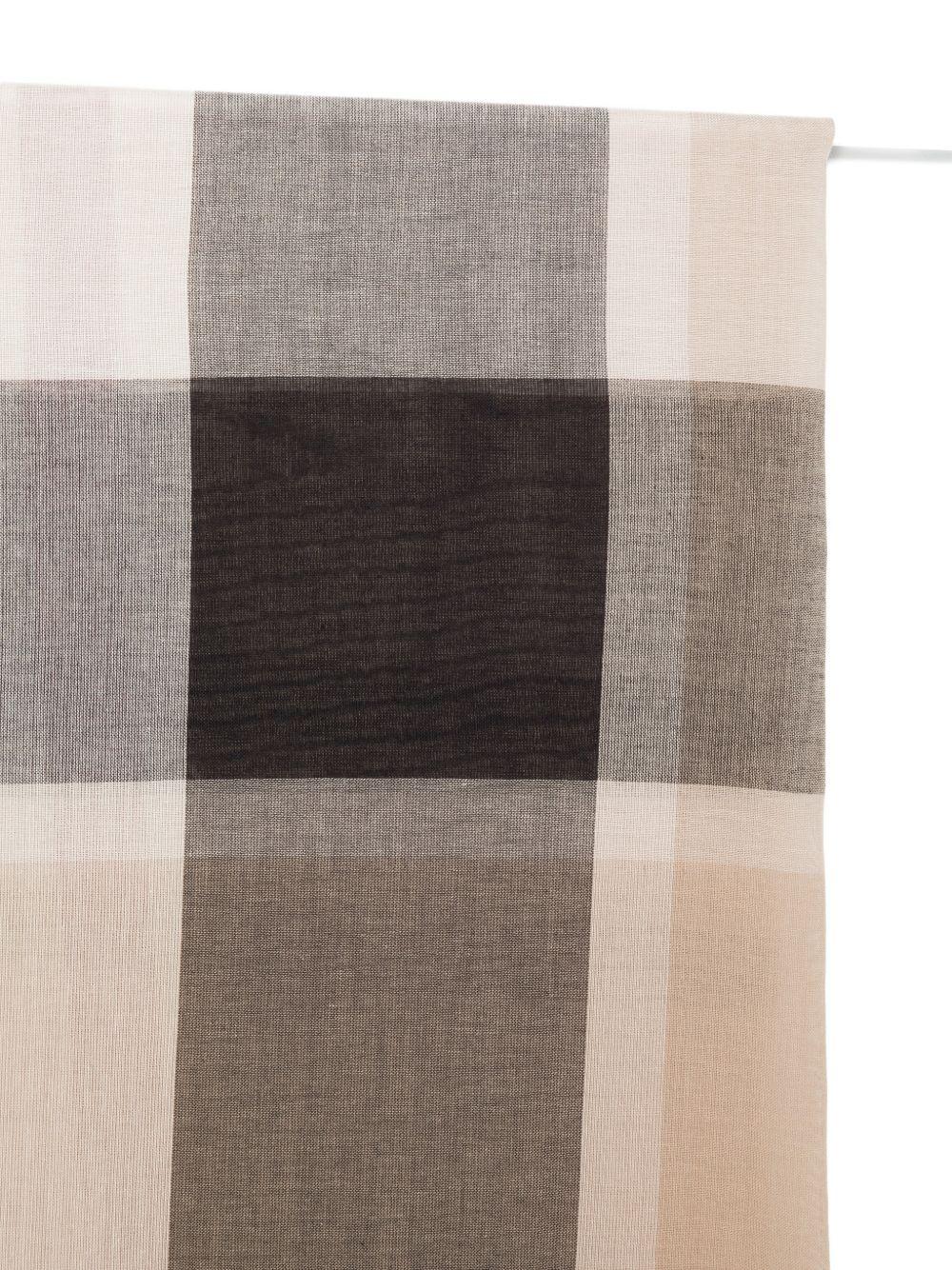 BARBOUR Sciarpa in cotone a quadri 