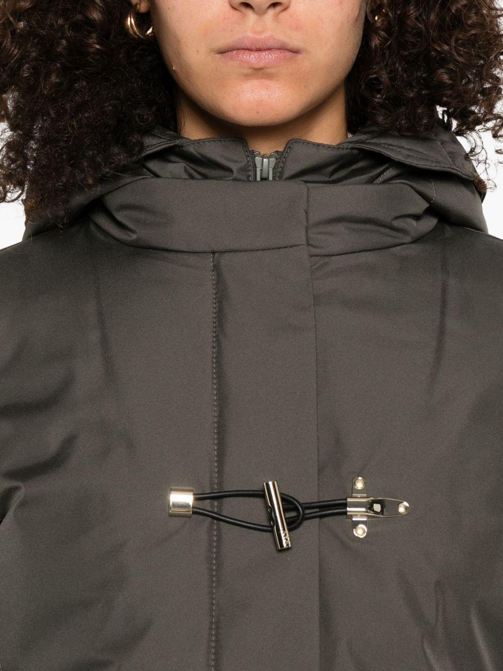 FAY Piumino Toggle coat in gabardina tecnica 