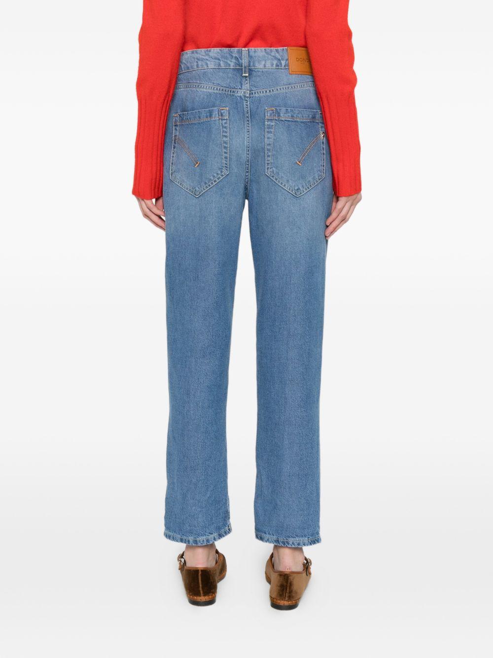 DONDUP Jeans Koons Loose in denim elasticizzato blu 
