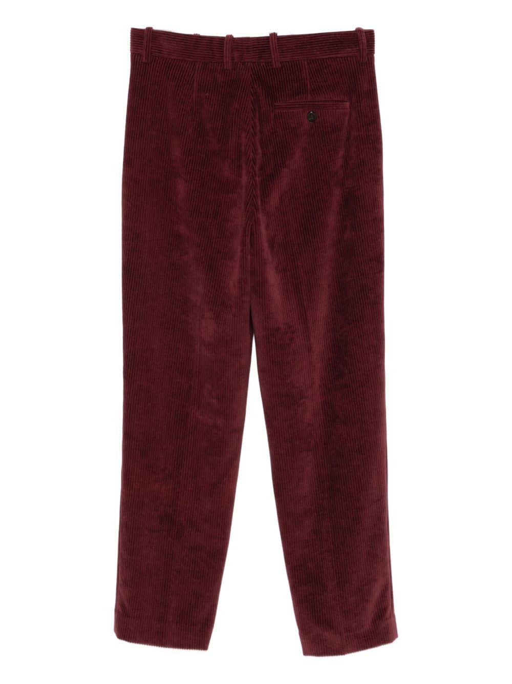 CIRCOLO 1901 Pantaloni in velluto a coste color bordeaux 