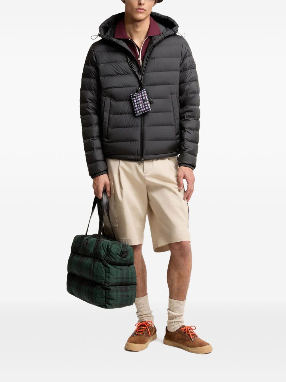 MONCLER Piumino corto con cappuccio 